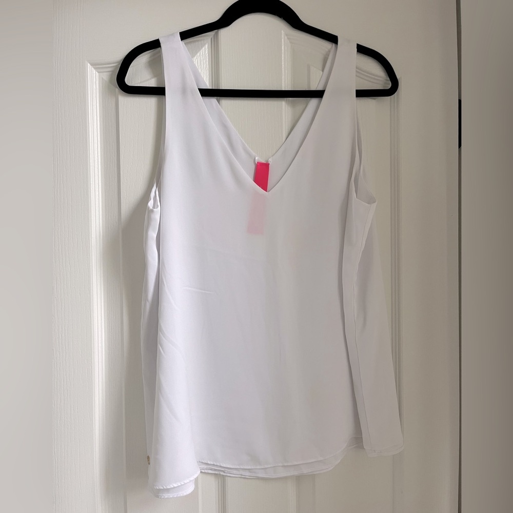 Lilly Pulitzer White Florin V-Neck Camisole - Picture 2 of 5